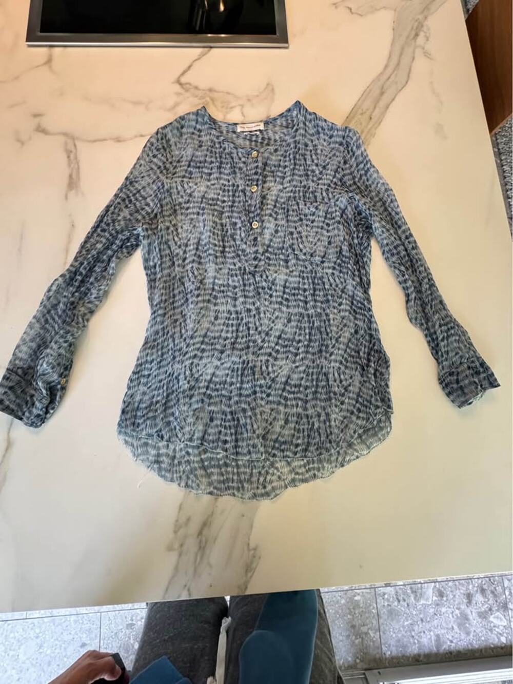 Isabel Marant Tie Dye Silk Top